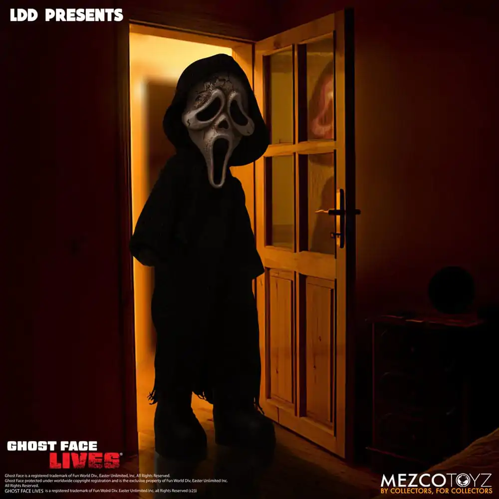 Scream Living Dead Dolls Bábika Ghost Face - Zombie Edition 25 cm produktová fotografia