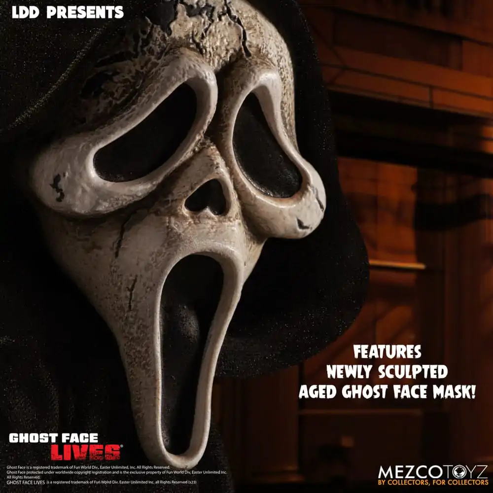 Scream Living Dead Dolls Bábika Ghost Face - Zombie Edition 25 cm produktová fotografia