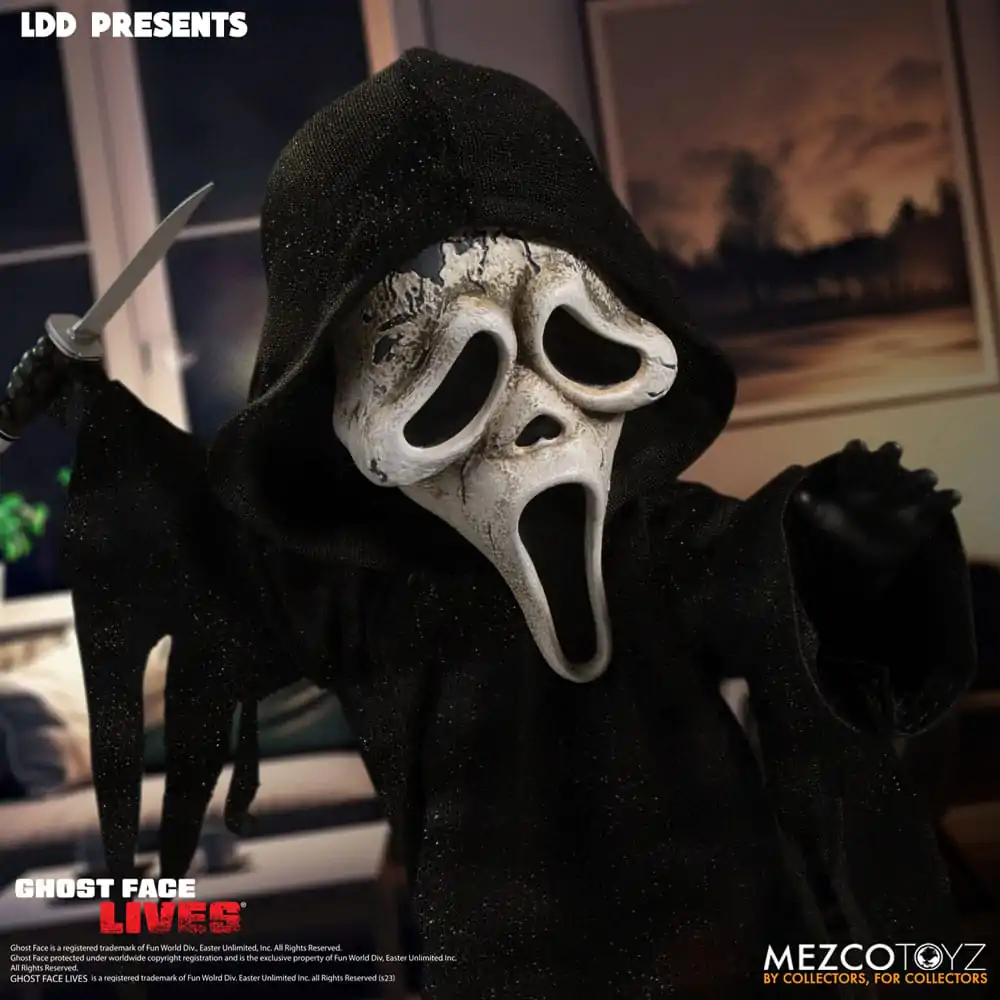 Scream Living Dead Dolls Bábika Ghost Face - Zombie Edition 25 cm produktová fotografia