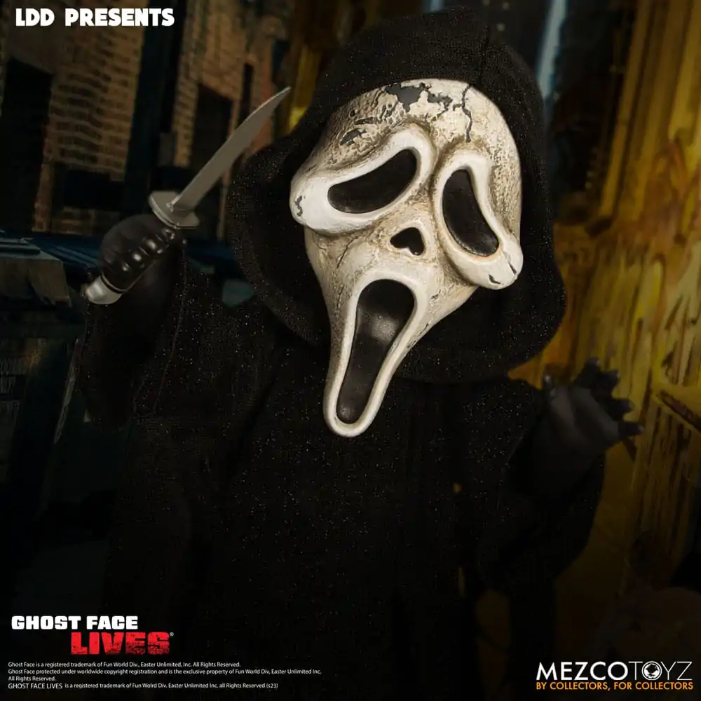 Scream Living Dead Dolls Bábika Ghost Face - Zombie Edition 25 cm produktová fotografia