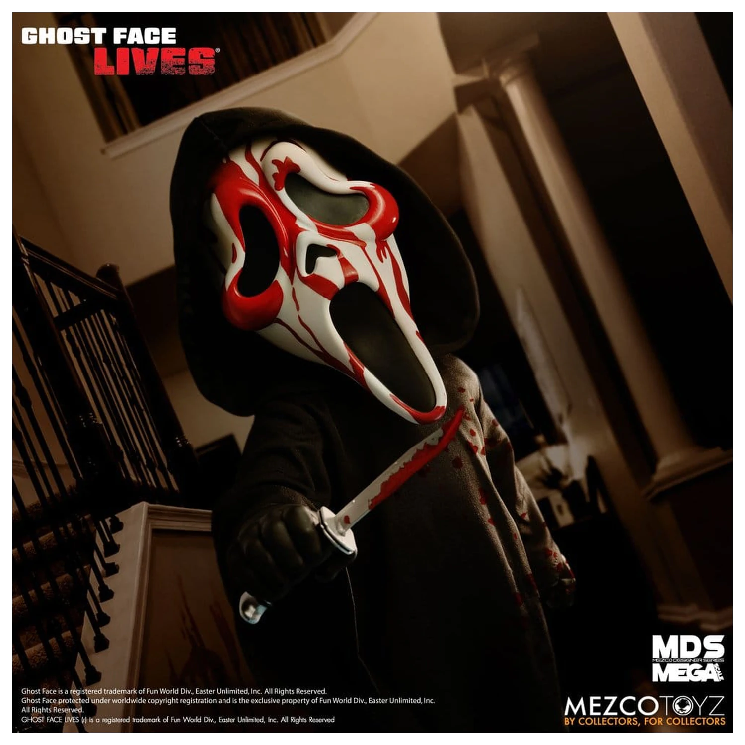 Scream MDS Roto plyšová bábika Bloody Ghost Face 38 cm produktová fotografia