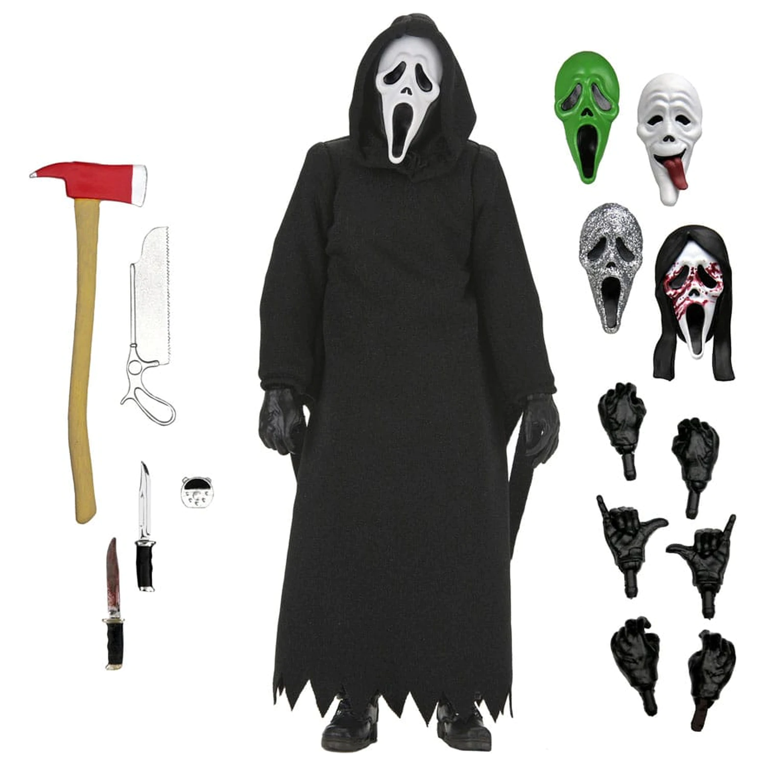 Scream akčná figúrka Ultimate Ghost Face Returns 18 cm produktová fotografia