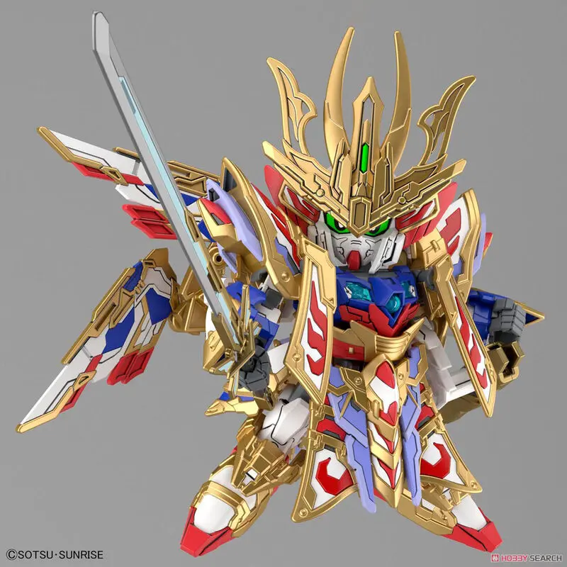 SD Gundam World Heroes Cao Cao Wing Gundam Model Kit figúrka produktová fotografia