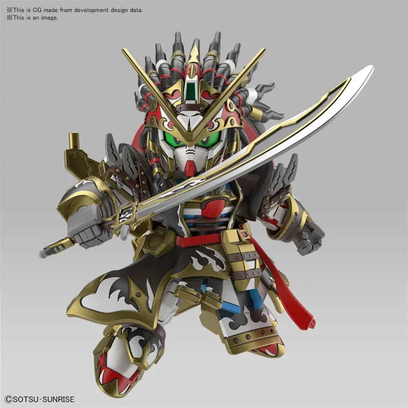 SD Gundam World Heroes Edward Second V modelová súprava figúrka produktová fotografia