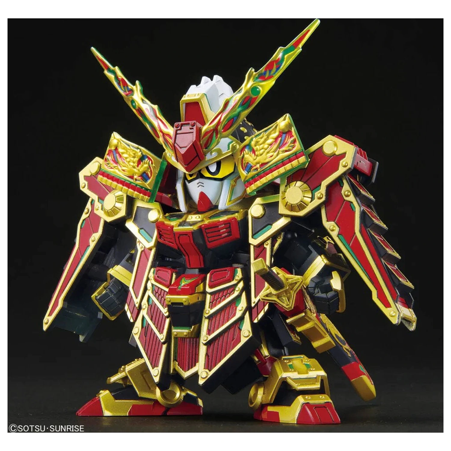 SD Gundam World Heroes Musha Gundam 78. modelová súprava produktová fotografia