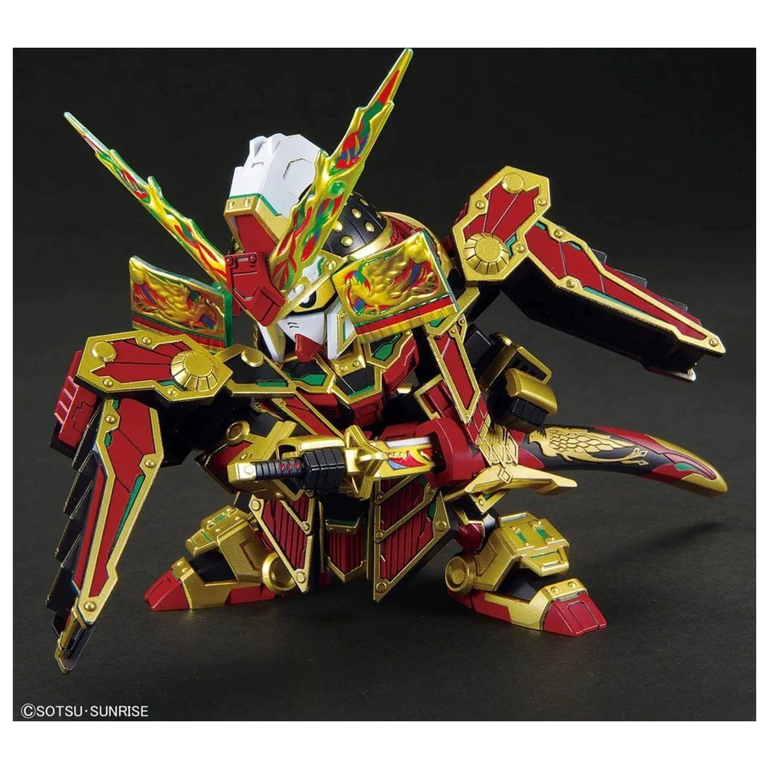 SD Gundam World Heroes Musha Gundam 78. modelová súprava produktová fotografia