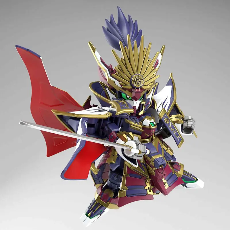 SD Gundam World Heroes Nobunaga Gundam Epyon plastiková stavebnica figúrka produktová fotografia