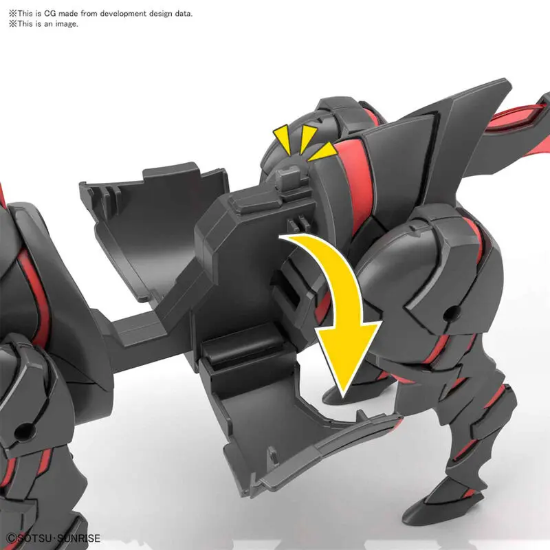 SD Gundam World Heroes War Horse stavebnica figúrky produktová fotografia