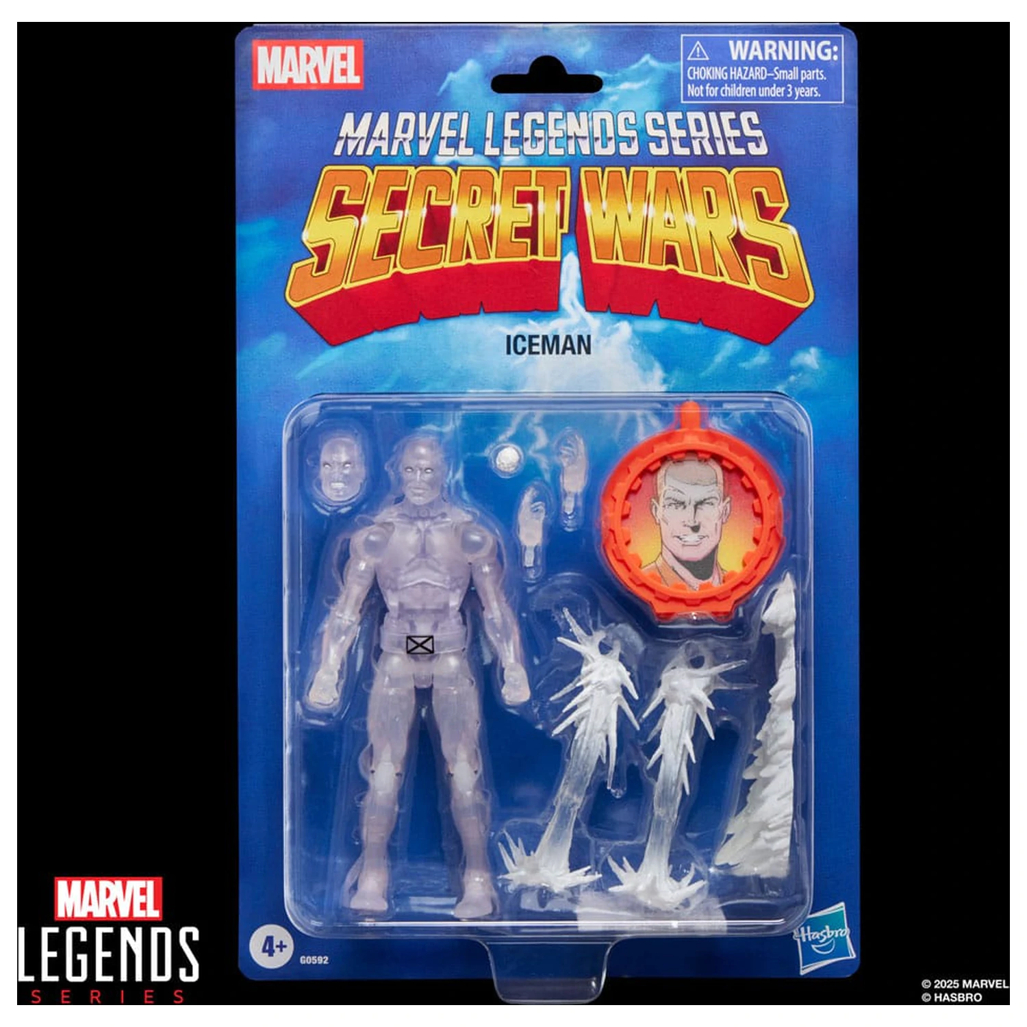 Secret Wars Marvel Legends Retro akčná figúrka Iceman 15 cm produktová fotografia