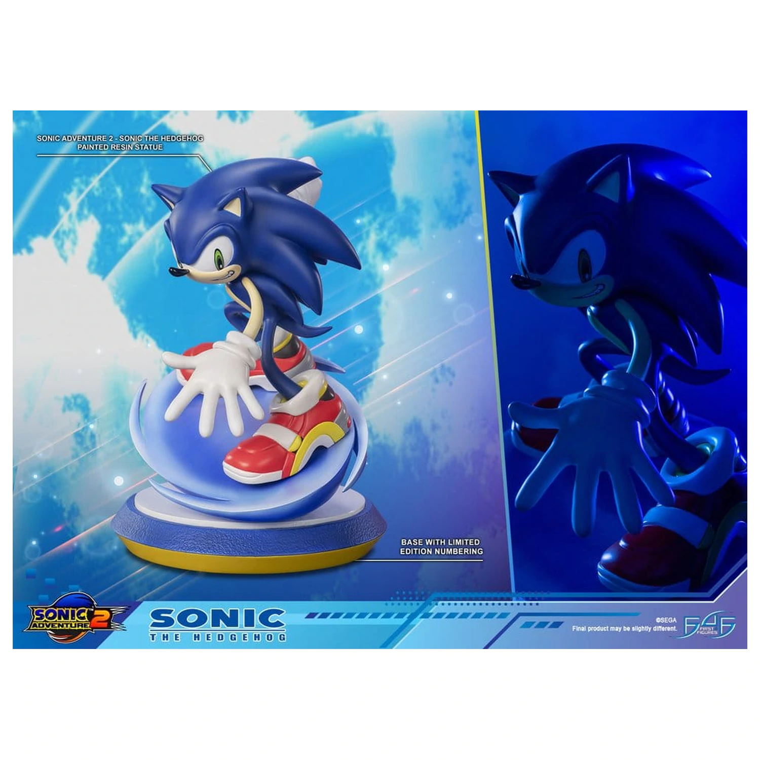 SEGA Resin socha Sonic the Hedgehog 24,5 cm produktová fotografia
