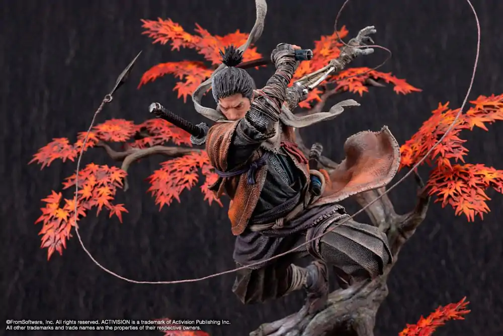 Sekiro: Shadows Die Twice PVC Socha 1/7 Wolf 42 cm produktová fotografia