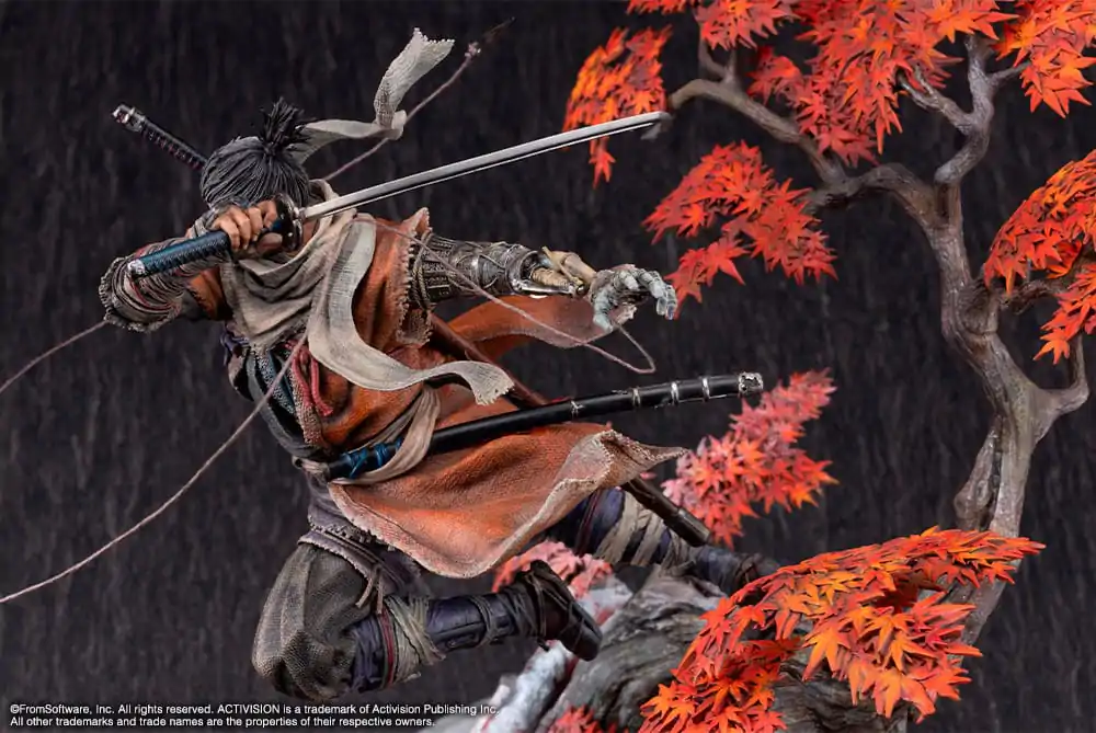 Sekiro: Shadows Die Twice PVC Socha 1/7 Wolf 42 cm produktová fotografia