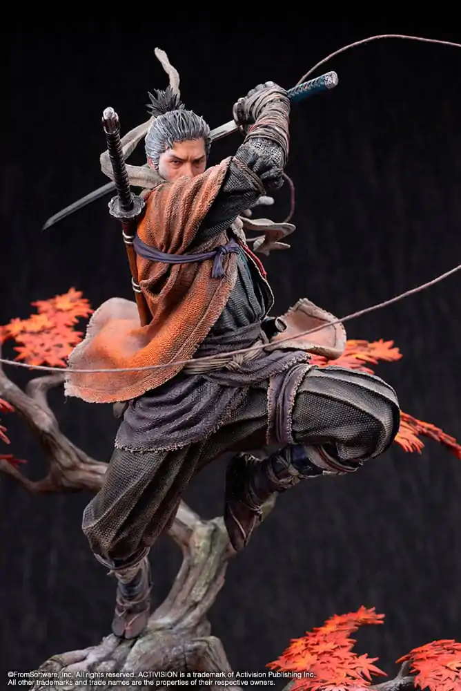 Sekiro: Shadows Die Twice PVC Socha 1/7 Wolf 42 cm produktová fotografia