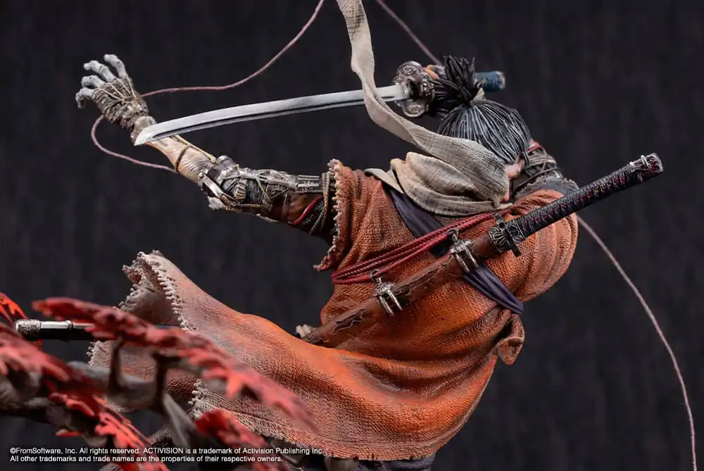 Sekiro: Shadows Die Twice PVC Socha 1/7 Wolf 42 cm produktová fotografia