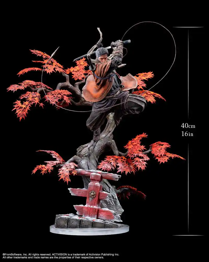Sekiro: Shadows Die Twice PVC Socha 1/7 Wolf 42 cm produktová fotografia