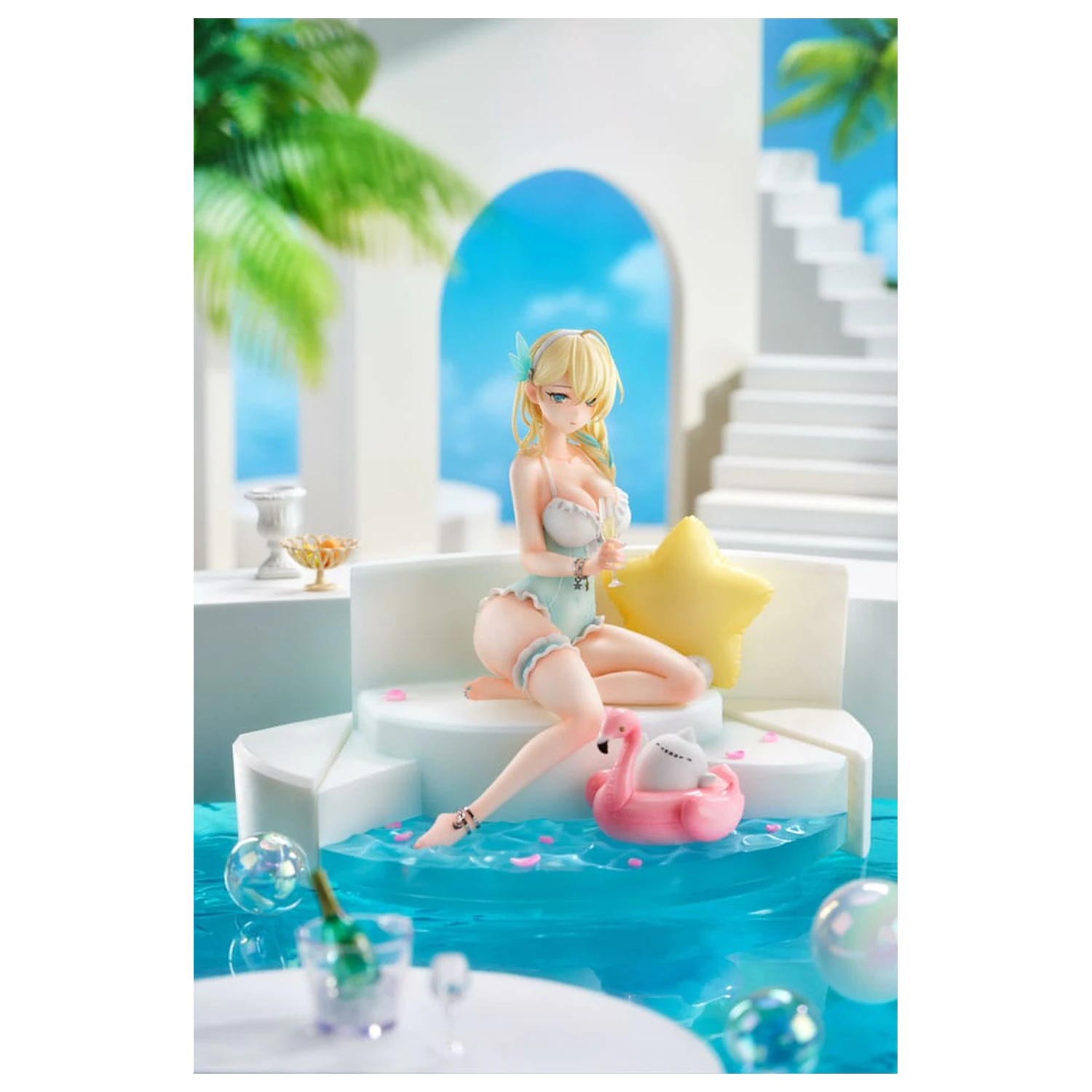 Senkan Shoujo R PVC socha 1/7 Lexington (CV-16) Summer of Ingleside Ver. 19 cm produktová fotografia