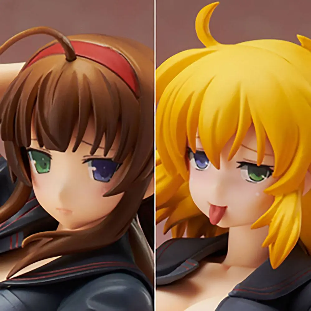 Senran Kagura NewWave Gburst PVC figúrka 1/10 Ryobi x Ryona Meztelen testű matróz egyenruha verzió 19 cm termékfotó