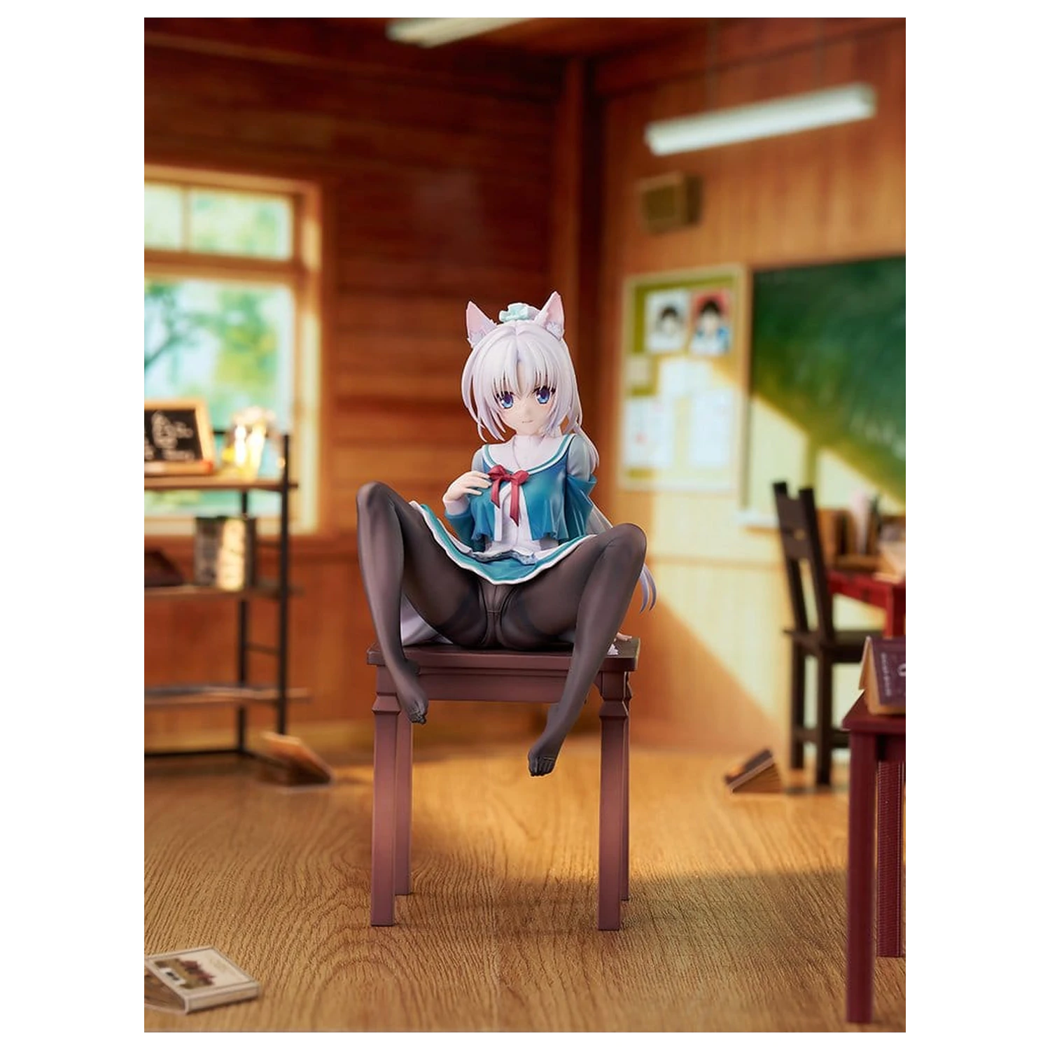 SenrenBanka PVC figúrka 1/7 Yoshino Asatake Animal Ears School Uniform Ver. 21 cm produktová fotografia