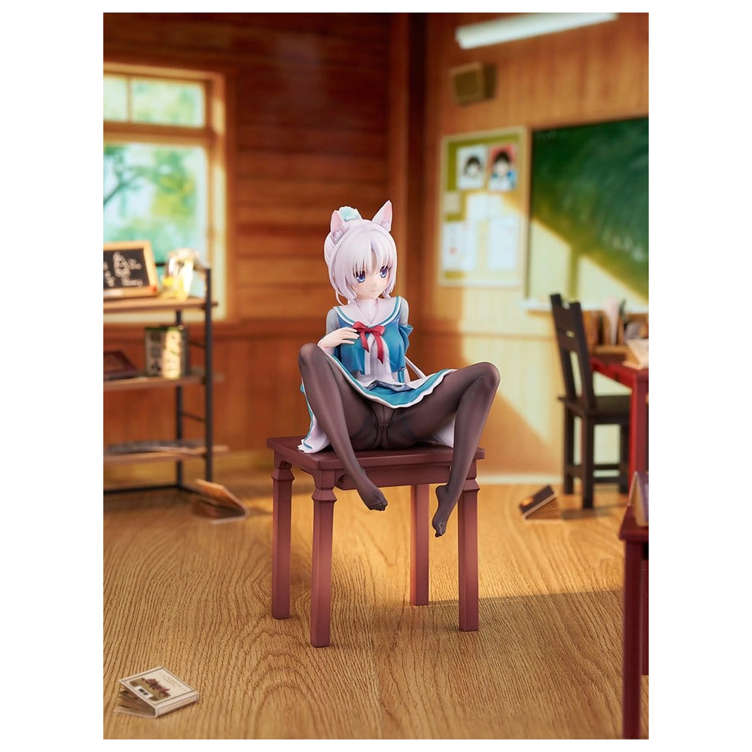SenrenBanka PVC figúrka 1/7 Yoshino Asatake Animal Ears School Uniform Ver. 21 cm produktová fotografia