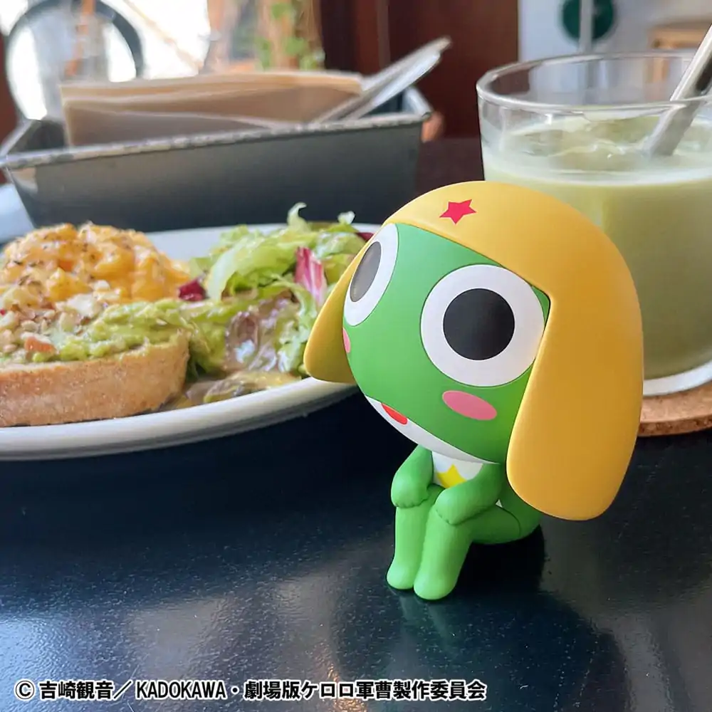 Sergeant Frog Look Up PVC Socha Keroro 11 cm produktová fotografia