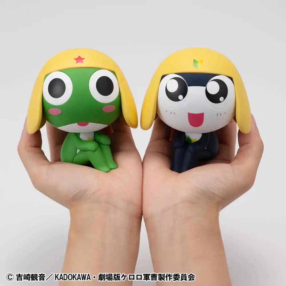 Sergeant Frog Look Up PVC soška Keroro & Tamama Set (s darčekom) 11 cm produktová fotografia