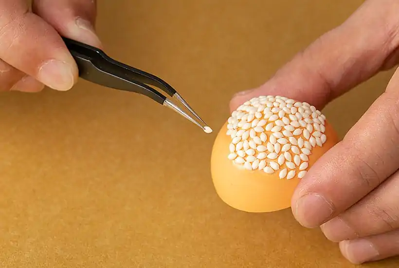 Plastová modelová stavebnica 1/1 Sesame Ball 4 cm produktová fotografia