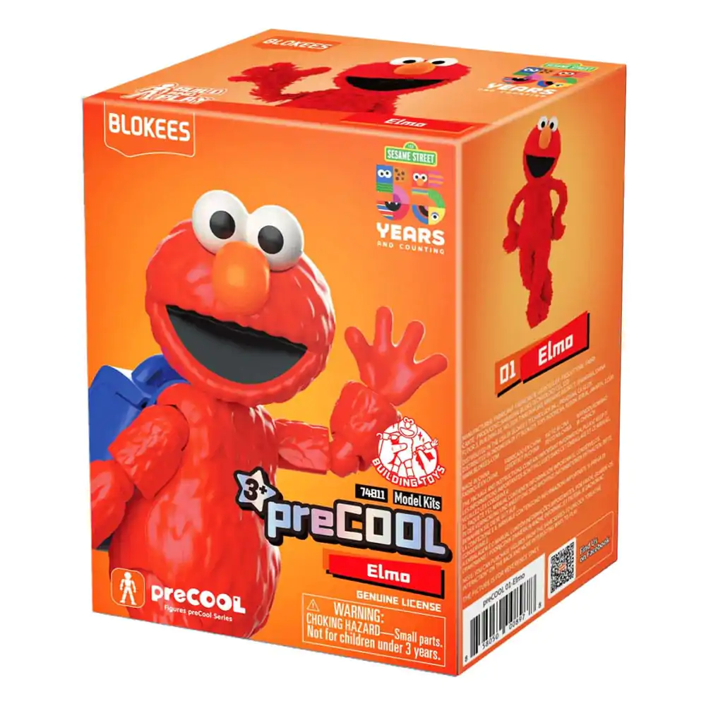 Sesame Street Blokees PreCool Series 1 Plastová stavebnica 01 Elmo 12 cm produktová fotografia