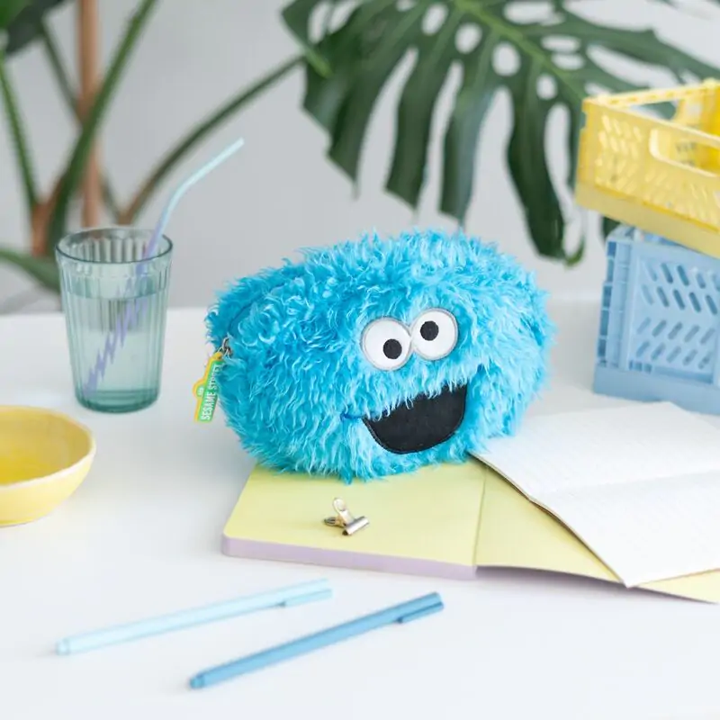 Sesame Street Cookie Monster plyšové puzdro na ceruzky produktová fotografia