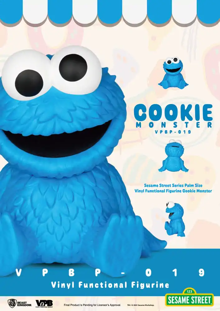 Sesame Street Piggy vinylová pokladnička Cookie Monster 12 cm produktová fotografia