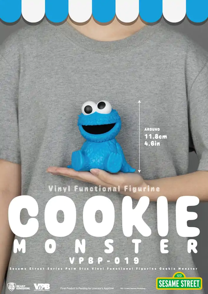 Sesame Street Piggy vinylová pokladnička Cookie Monster 12 cm produktová fotografia