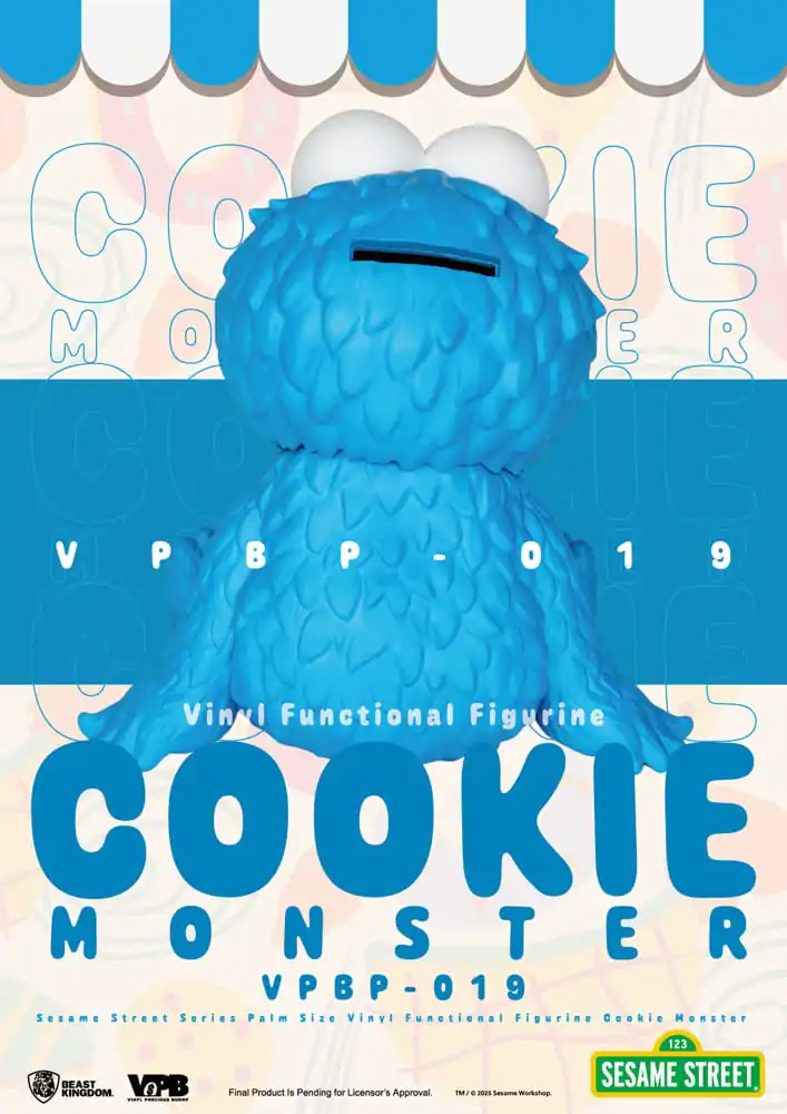 Sesame Street Piggy vinylová pokladnička Cookie Monster 12 cm produktová fotografia