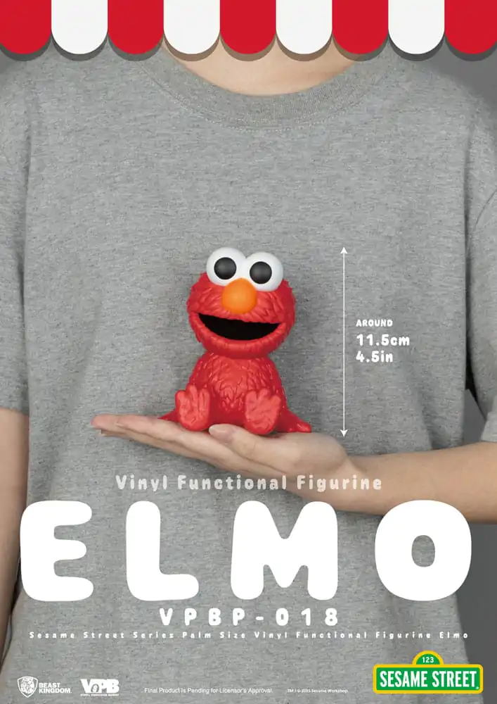 Sesame Street Piggy Vinyl banka Elmo 12 cm produktová fotografia