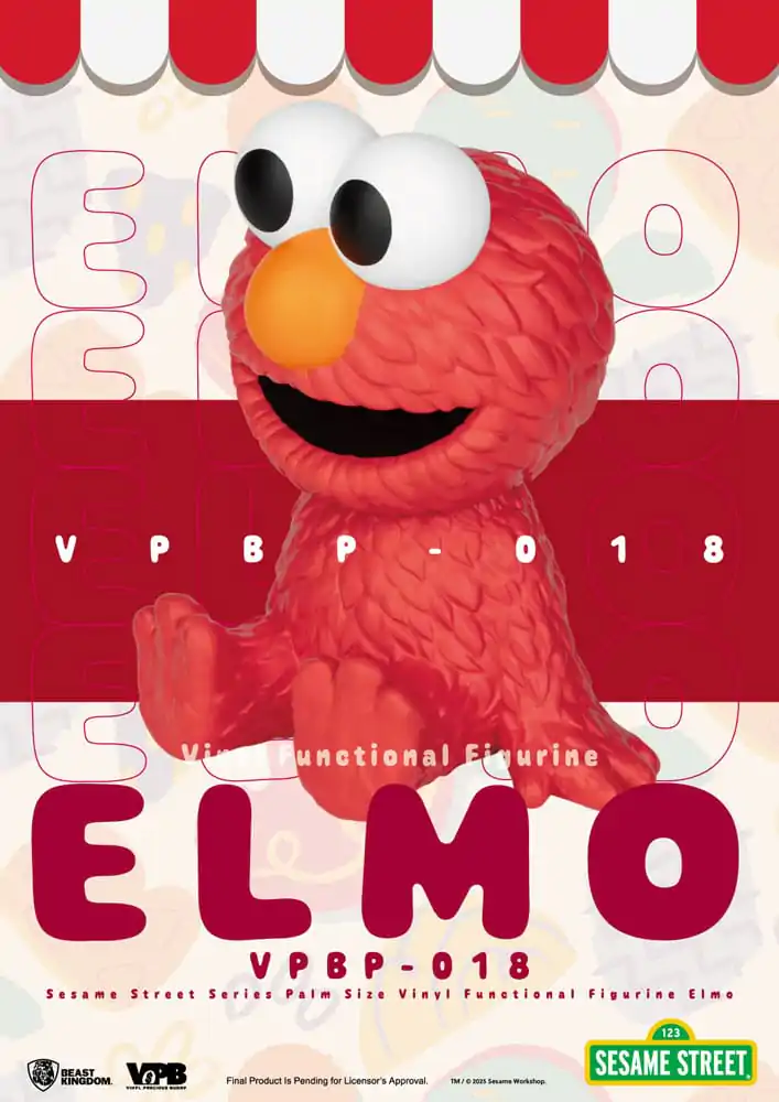 Sesame Street Piggy Vinyl banka Elmo 12 cm produktová fotografia