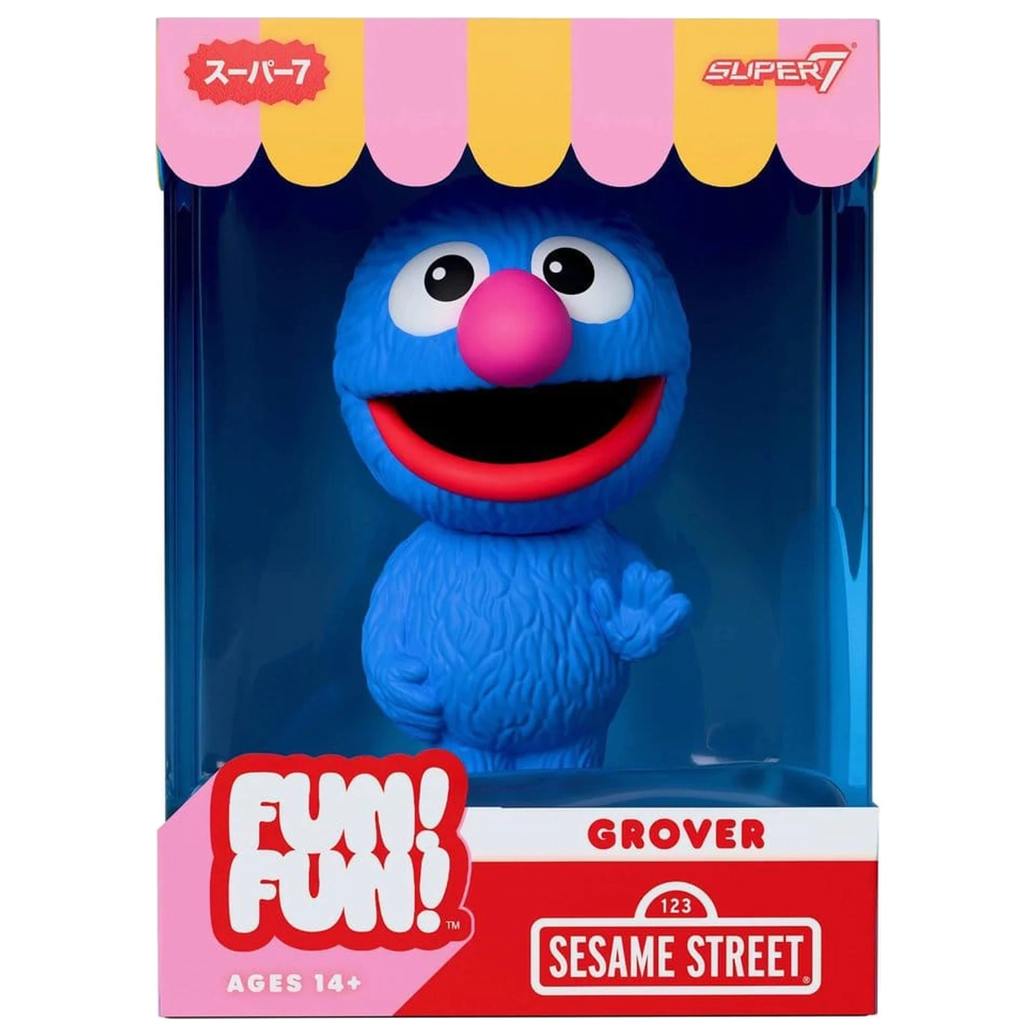 Sesame Street Fun! Fun! Soft Vinyl figúrka Wave 01 - Grover 18 cm produktová fotografia