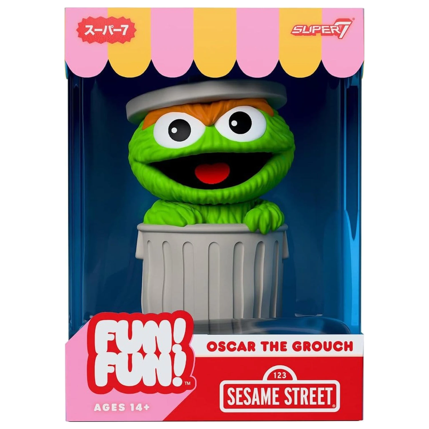 Sesame Street Fun! Fun! Soft Vinylová figúrka Wave 01 - Oscar the Grouch 18 cm produktová fotografia