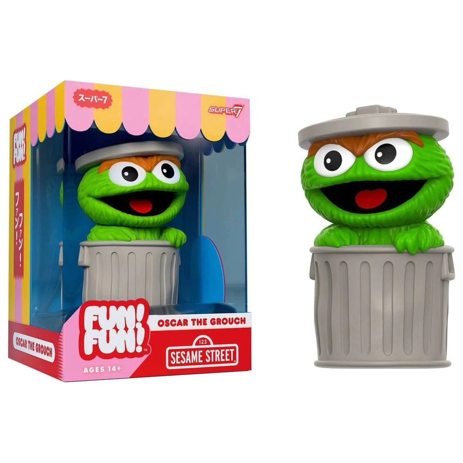 Sesame Street Fun! Fun! Soft Vinylová figúrka Wave 01 - Oscar the Grouch 18 cm produktová fotografia