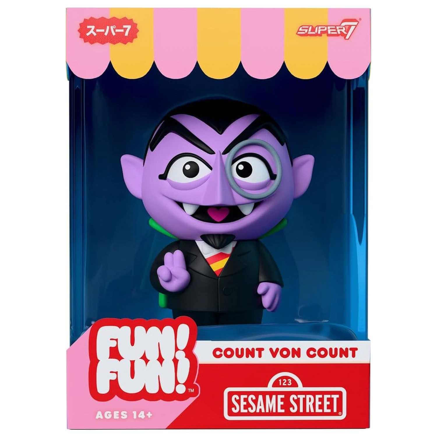 Sesame Street Fun! Fun! Vinylová figúrka vlna 01 - Count von Count 18 cm produktová fotografia