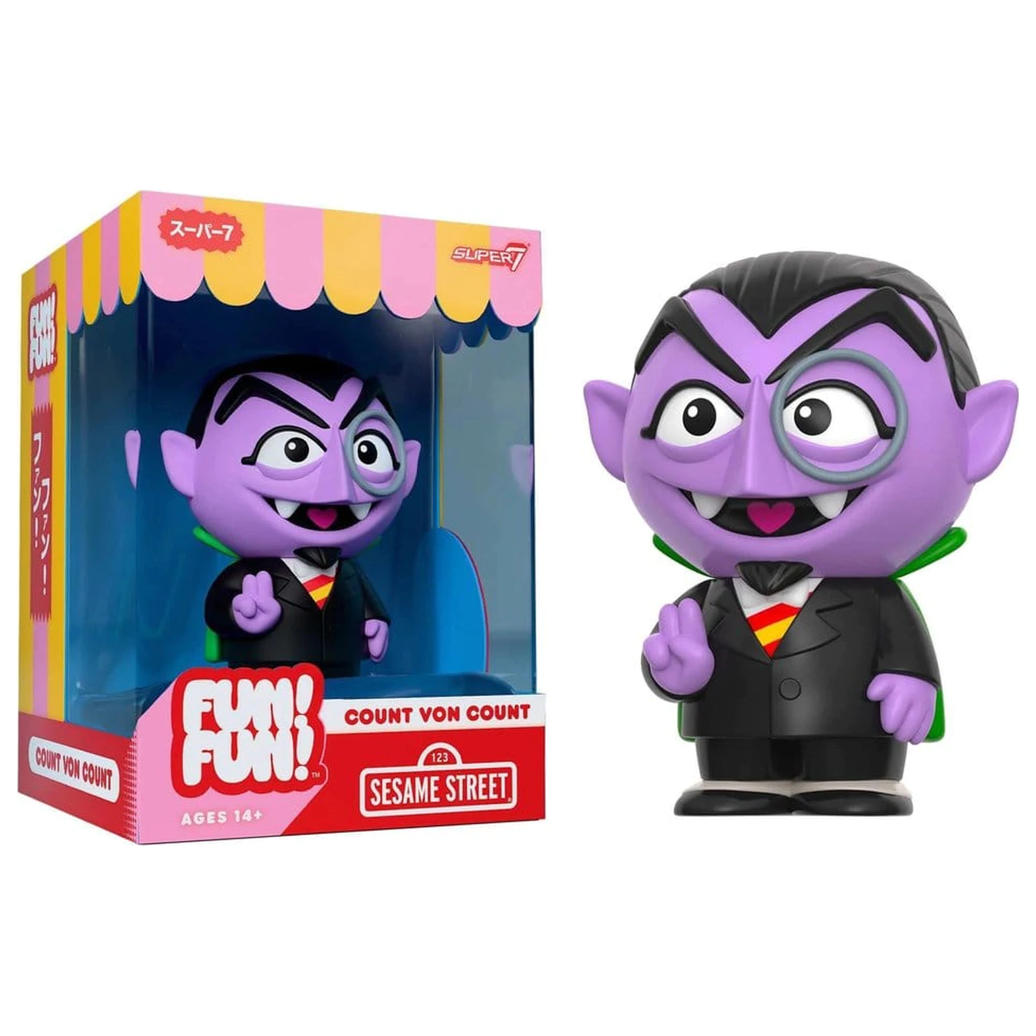 Sesame Street Fun! Fun! Vinylová figúrka vlna 01 - Count von Count 18 cm produktová fotografia