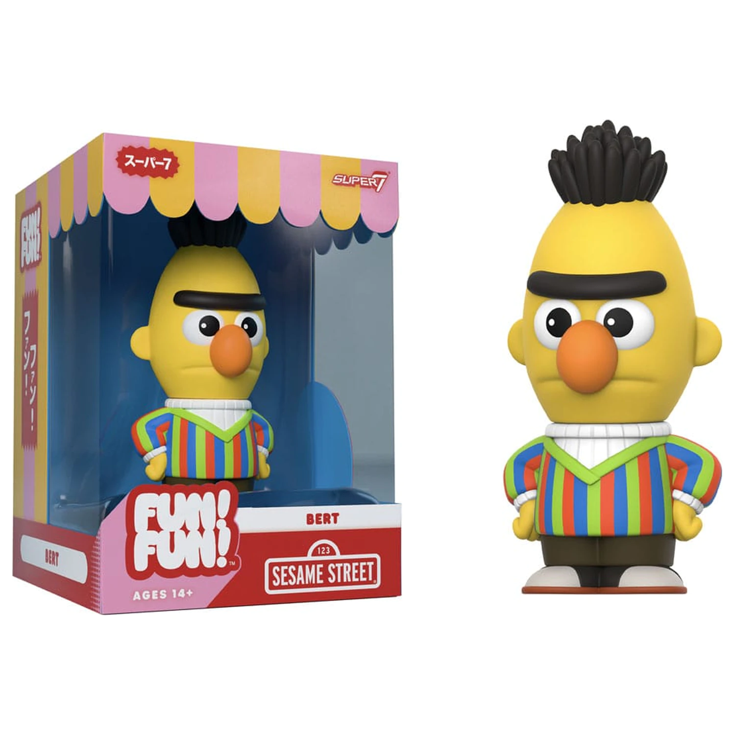Sesame Street FUN! FUN! vinylová figúrka vlna 02 Bert 13 cm produktová fotografia