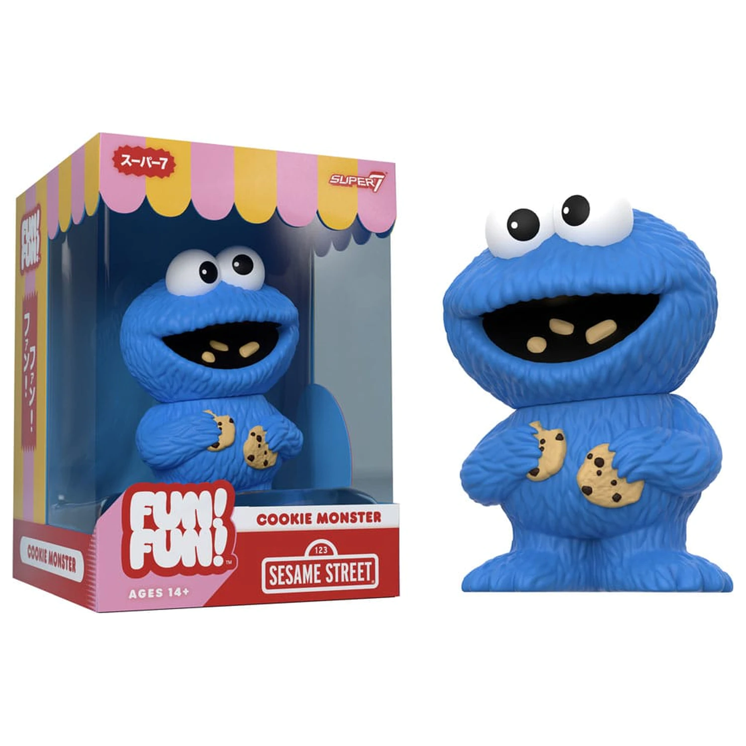 Sesame Street FUN! FUN! vinylová figúrka Wave 02 Cookie Monster 13 cm produktová fotografia
