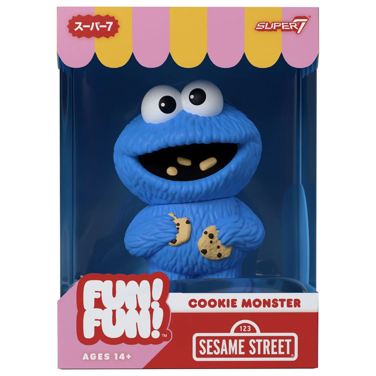 Sesame Street FUN! FUN! vinylová figúrka Wave 02 Cookie Monster 13 cm produktová fotografia