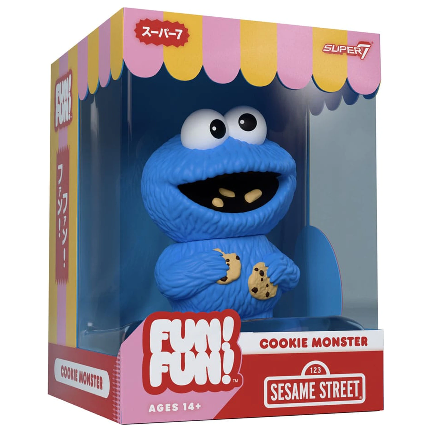 Sesame Street FUN! FUN! vinylová figúrka Wave 02 Cookie Monster 13 cm produktová fotografia