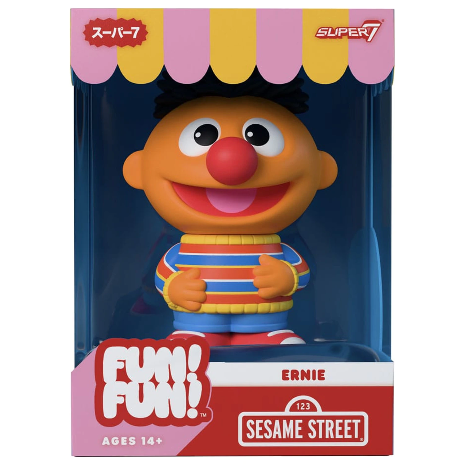 Sesame Street ZÁBAVA! ZÁBAVA! Vinylová figúrka Vlna 02 Ernie 13 cm produktová fotografia