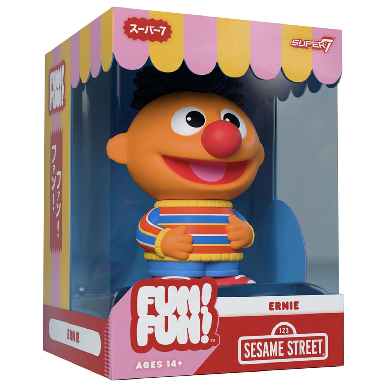 Sesame Street ZÁBAVA! ZÁBAVA! Vinylová figúrka Vlna 02 Ernie 13 cm produktová fotografia