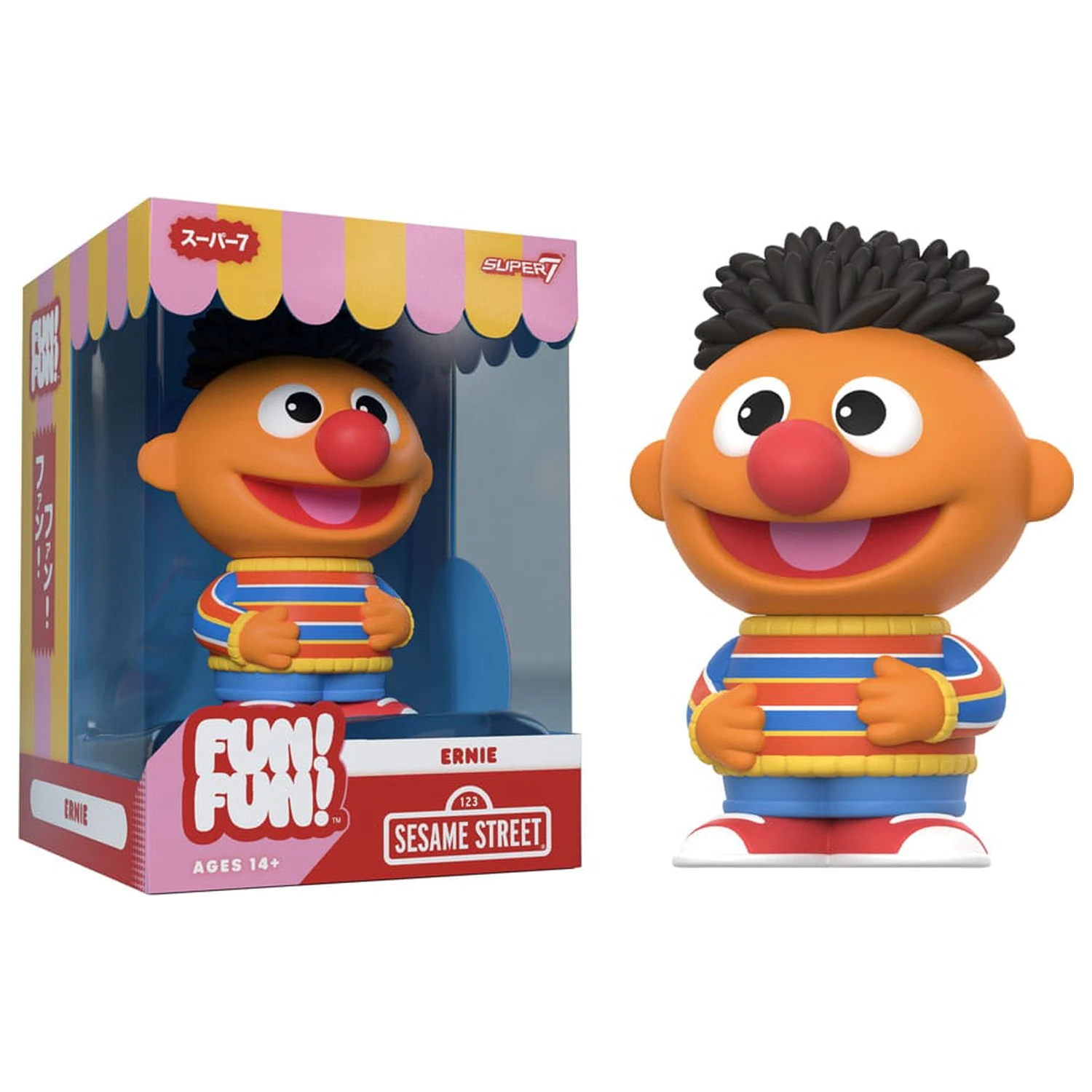 Sesame Street ZÁBAVA! ZÁBAVA! Vinylová figúrka Vlna 02 Ernie 13 cm produktová fotografia