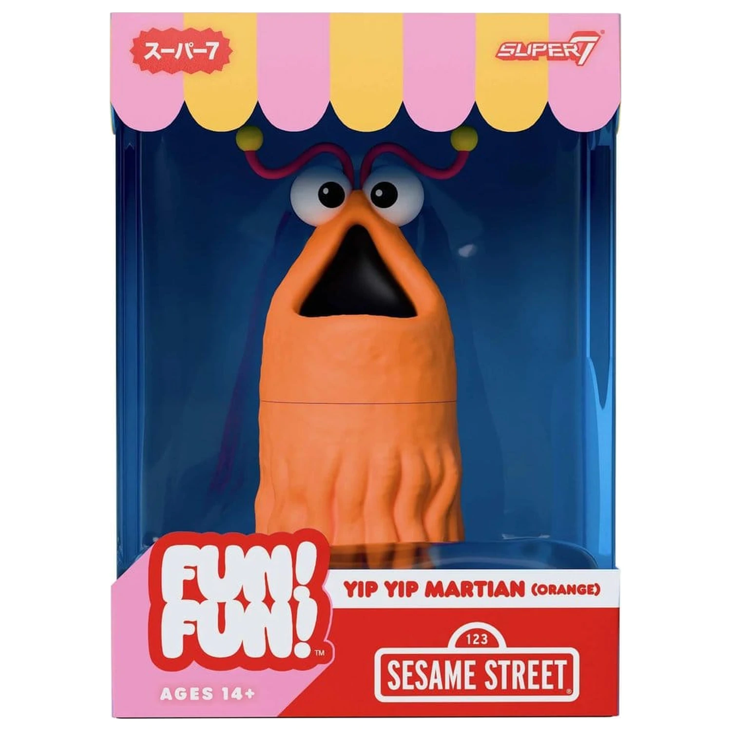 Sesame Street Fun! Fun! Vinylová figúrka Yip Yip Martian (Orange) 18 cm produktová fotografia