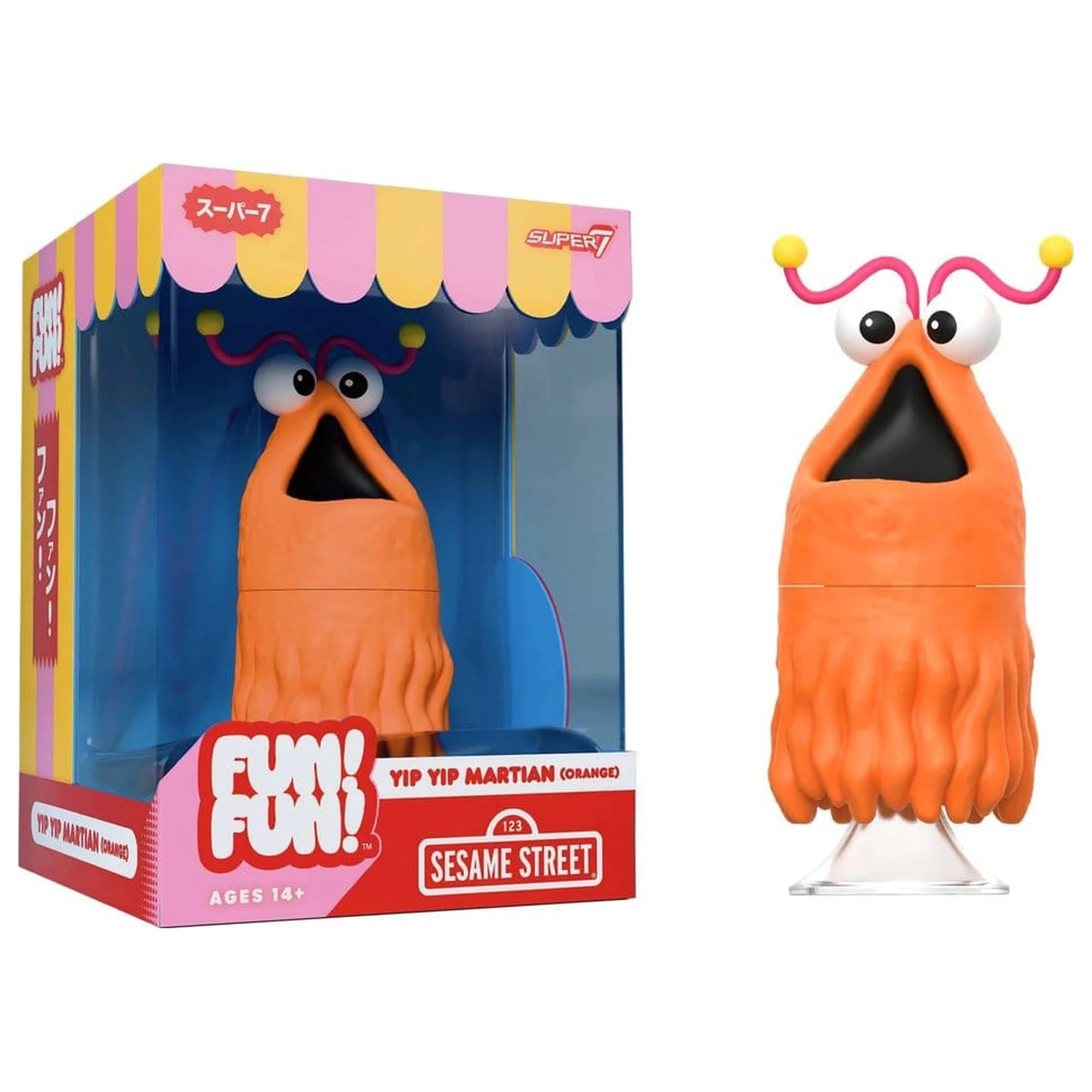 Sesame Street Fun! Fun! Vinylová figúrka Yip Yip Martian (Orange) 18 cm produktová fotografia