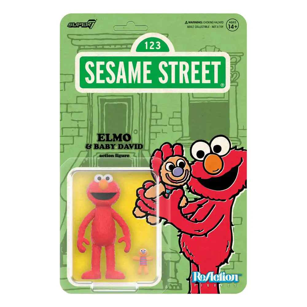 Sesame Street ReAction Akčná figúrka Vlna 04 Elmo & Baby David 10 cm produktová fotografia
