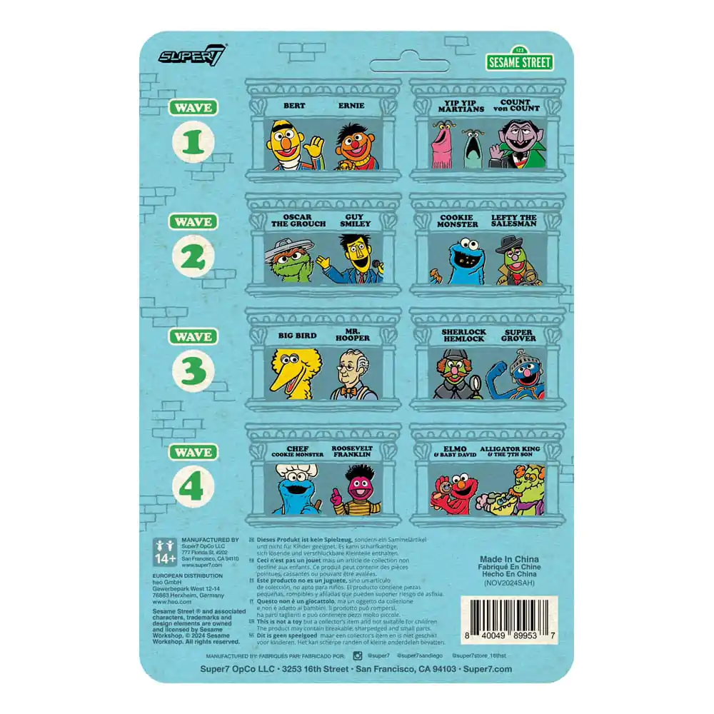 Sesame Street ReAction Akčná Figúrka Wave 04 Roosevelt Franklin 10 cm produktová fotografia
