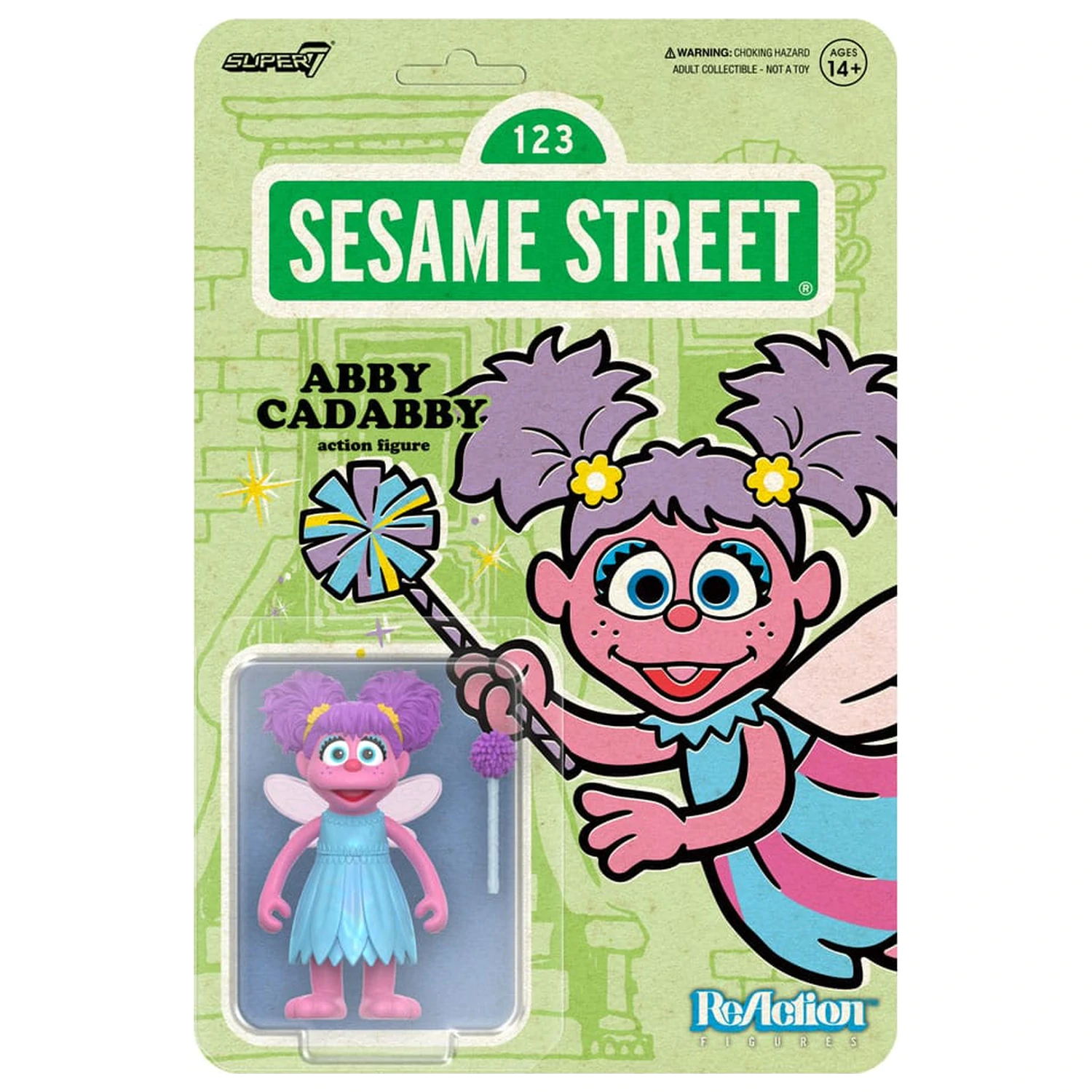 Sesame Street ReAction akčná figúrka Wave 05 Abby Cadabby 10 cm produktová fotografia